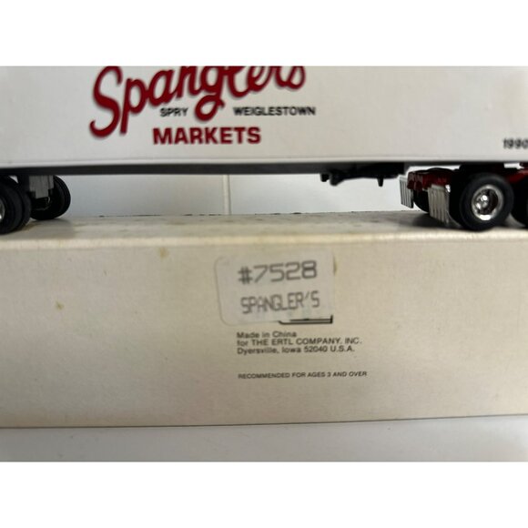 VTG 1990 “Spangler’s Markets” Diecast Semi-Truck & Trailer – 12", In Box Display - Picture 4 of 7